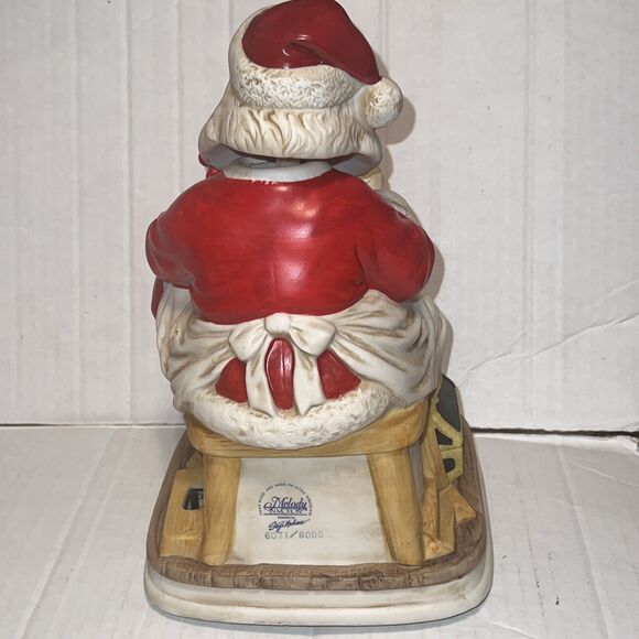 Vtg Melody In Motion Santa Clause Musical Christmas Limited Edition 6071/8000 - Picture 4 of 8